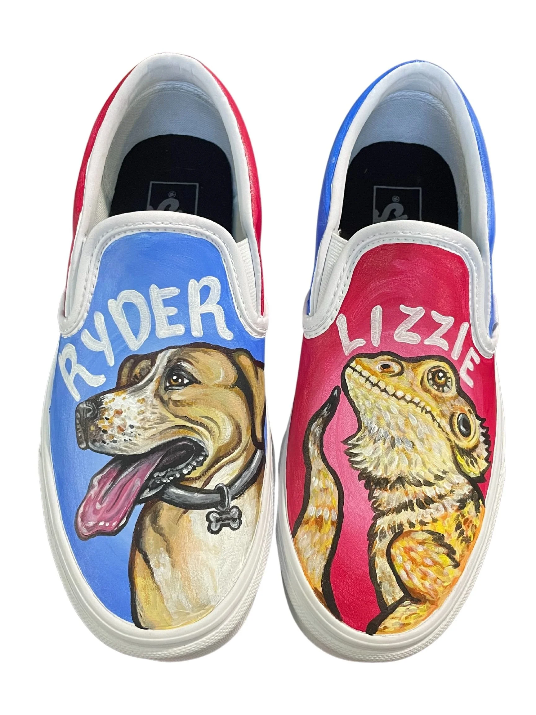 Custom dog vans shoes hot sale